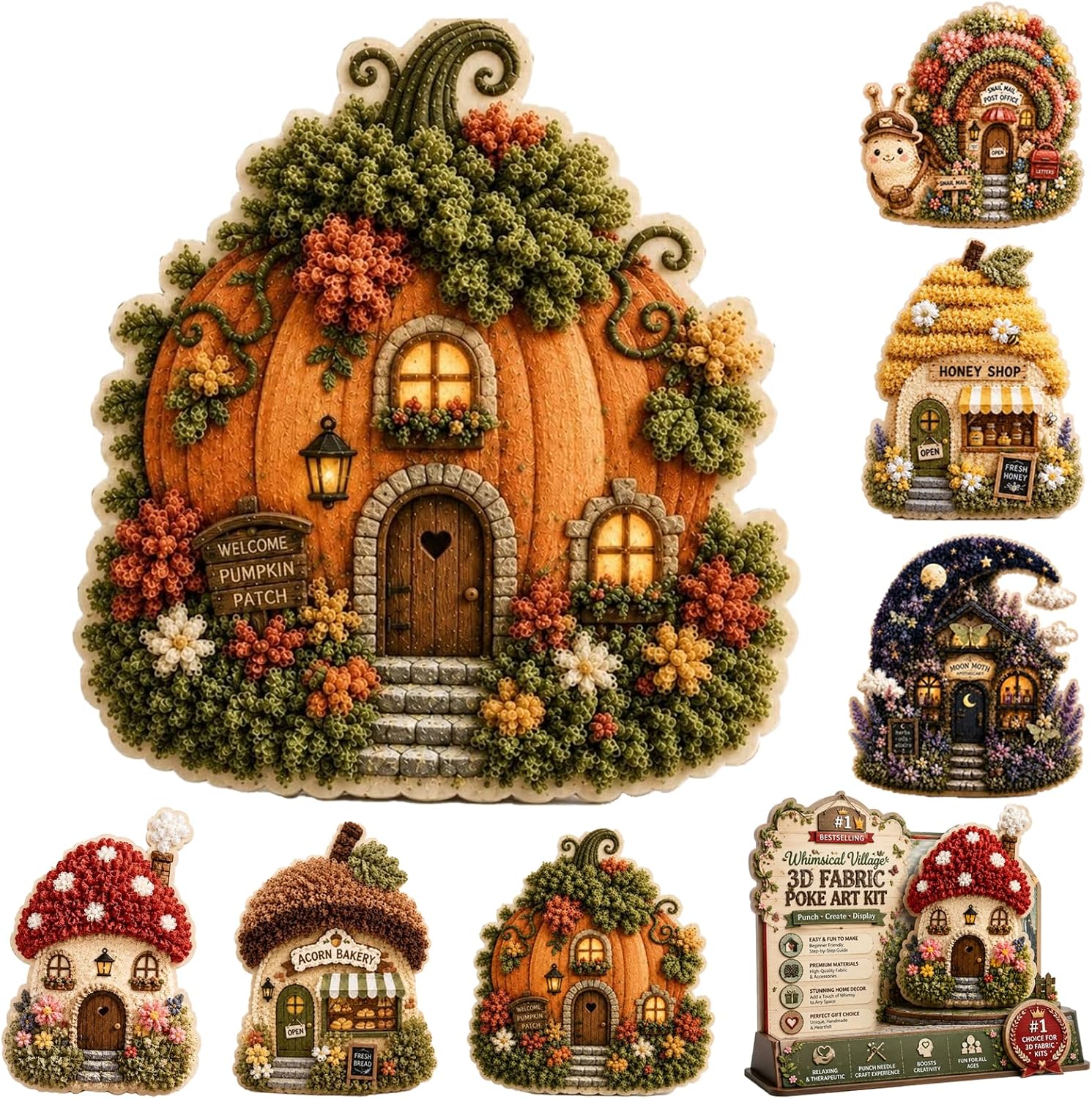 Is Sewing Textile Art - Kendin Yap 3D Kumaş Poke Art