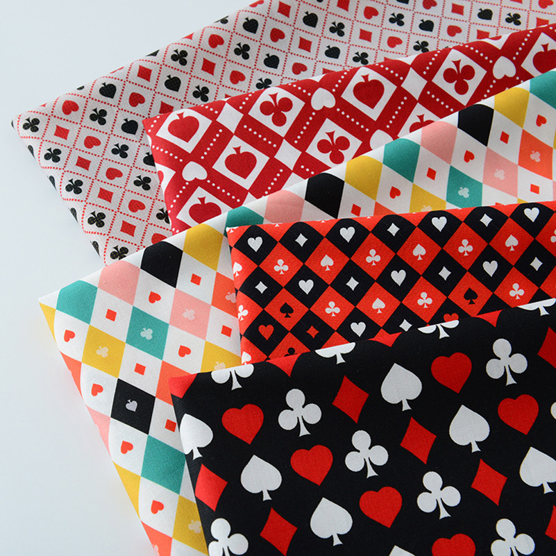 Sewing Custom - Ins Poker Elemanı Pamuk Dijital Baskı
