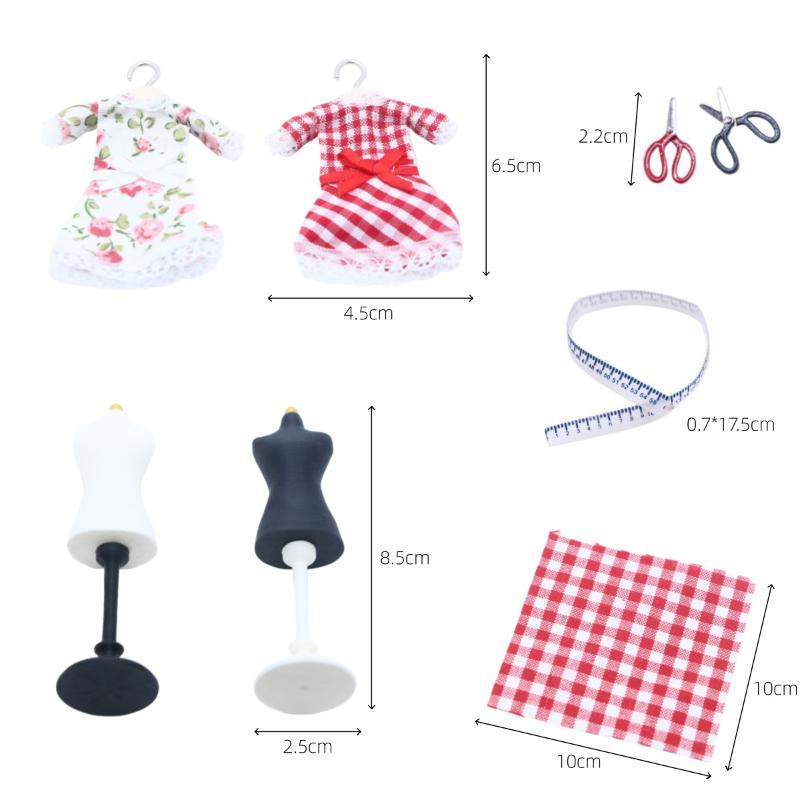 Dress Form Mannequin - Sıcak Satış-1 Takım 1/12 Ölçekli Dollhouse