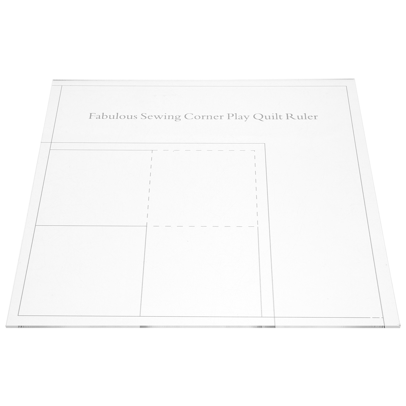 Akrilik Kapitone Cetveli, Şeff - Quilting Ruler Square incelemesi ve fiyatı
