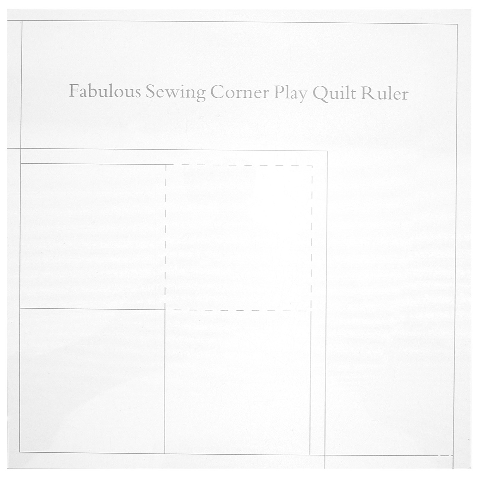 Akrilik Kapitone Cetveli, Şeff - Quilting Ruler Square incelemesi ve fiyatı