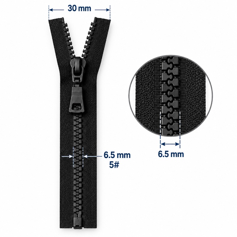 2/5/10 Adet 5 #   60-90 cm Reç - Sewing Front Zipper incelemesi ve fiyatı