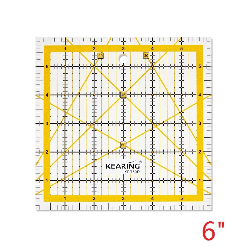 1 adet Kare Akrilik Dikiş Cetv - Quilting Ruler Square incelemesi ve fiyatı