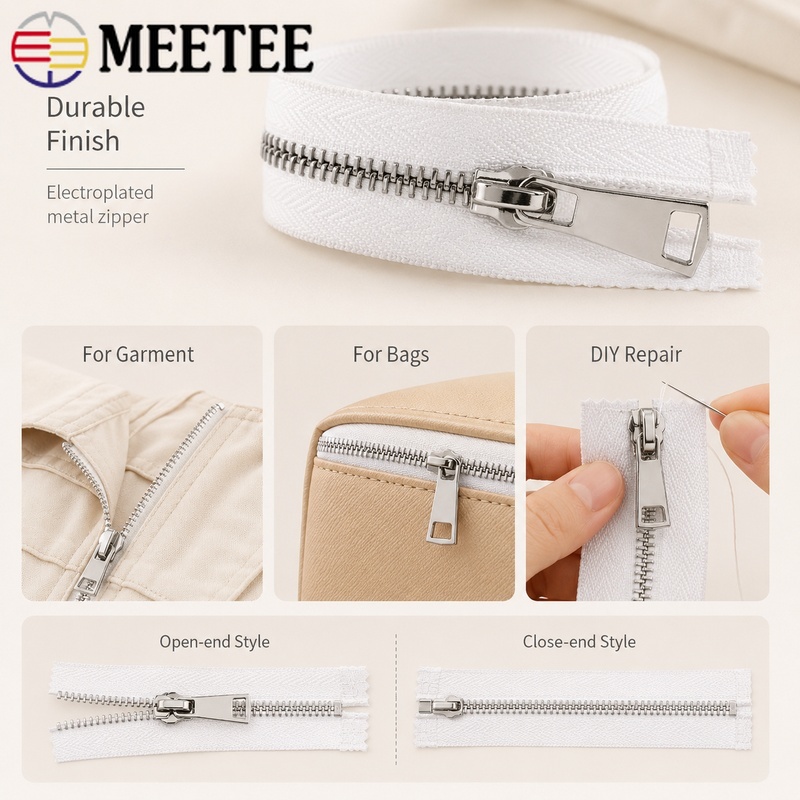 5 Adet 5 #   15-80 cm Metal Fe - Sewing Front Zipper incelemesi ve fiyatı