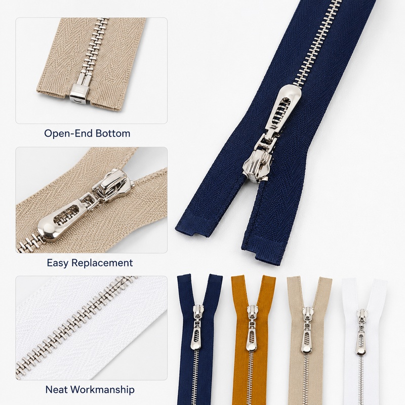 5 Adet 3 #   40-70cm Metal Açı - Sewing Front Zipper incelemesi ve fiyatı