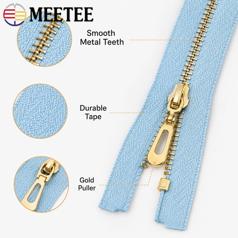 5 Adet 3 #   40/60/70cm Metal  - Sewing Front Zipper incelemesi ve fiyatı