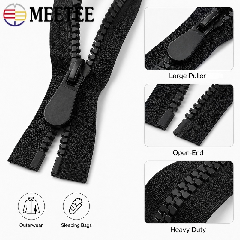 2 Adet 8 # /15 #   70-120cm Re - Sewing Front Zipper incelemesi ve fiyatı